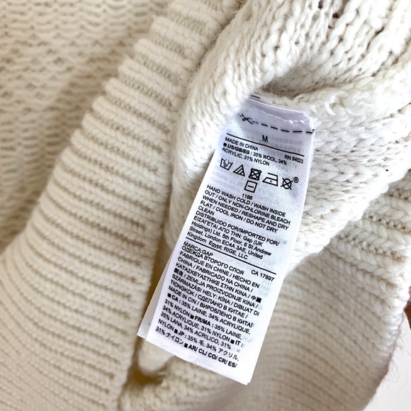 Cream Fringe Knit Sweater - Gap - Picture 4 of 5